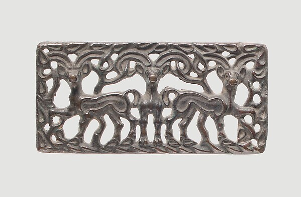 Belt Plaque with Three Ibexes by an unrecorded maker, The Metropolitan Museum of Art